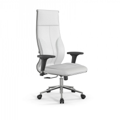 Кресло руководителя Мetta L 1m 46/2D Infinity Easy Clean MPES Комплект 7 Белое